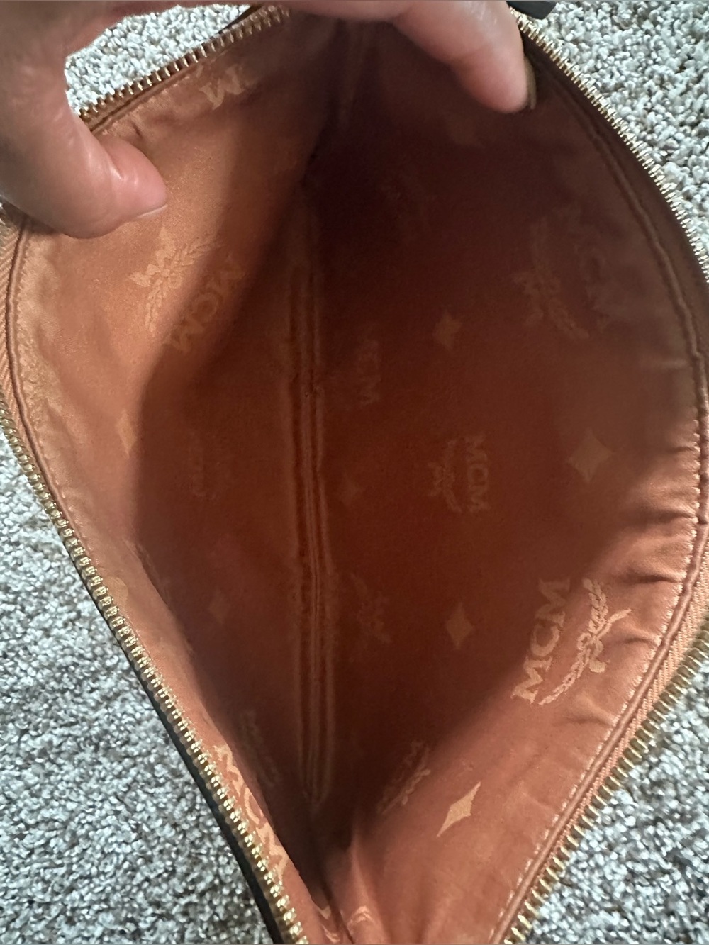 MCM Cognac Visetos Clutch Pouch; Preloved condition; Open to offers! - Picture 6 of 10